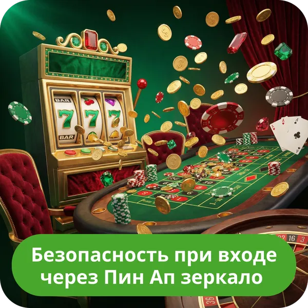 Безопасность при входе через Пин Ап зеркало